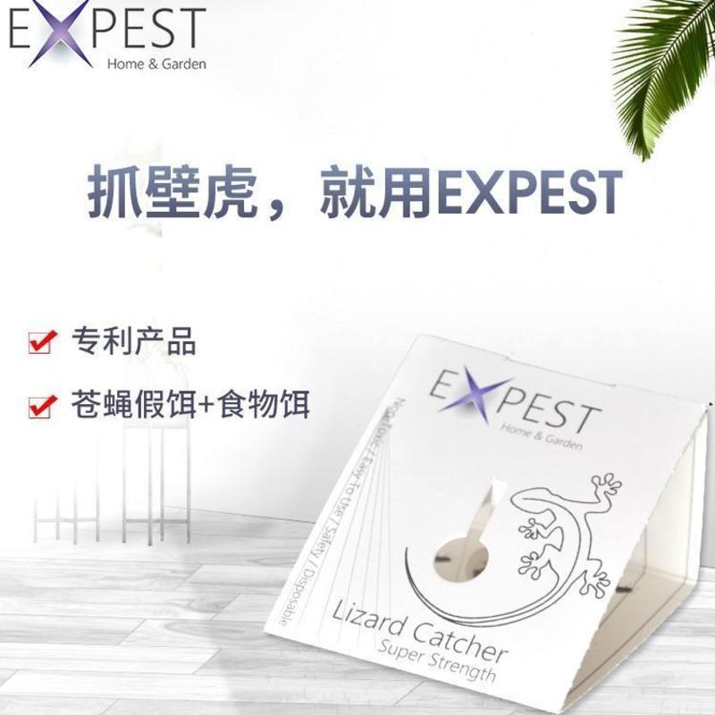 驱壁虎神器贴室内灭蟑螂老鼠蚂蚁壁虎蜥蜴粘驱壁虎粘板家用餐厅 1片装 地上使用