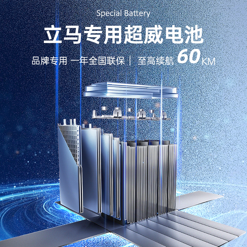 立马米多新国标自行车48V20Ah长续航电动车新款二轮小型电瓶车4块电池至高续航60KM左右