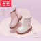 可莉允女童鞋子秋冬新款小童靴子宝宝洋气学步鞋儿童冬靴