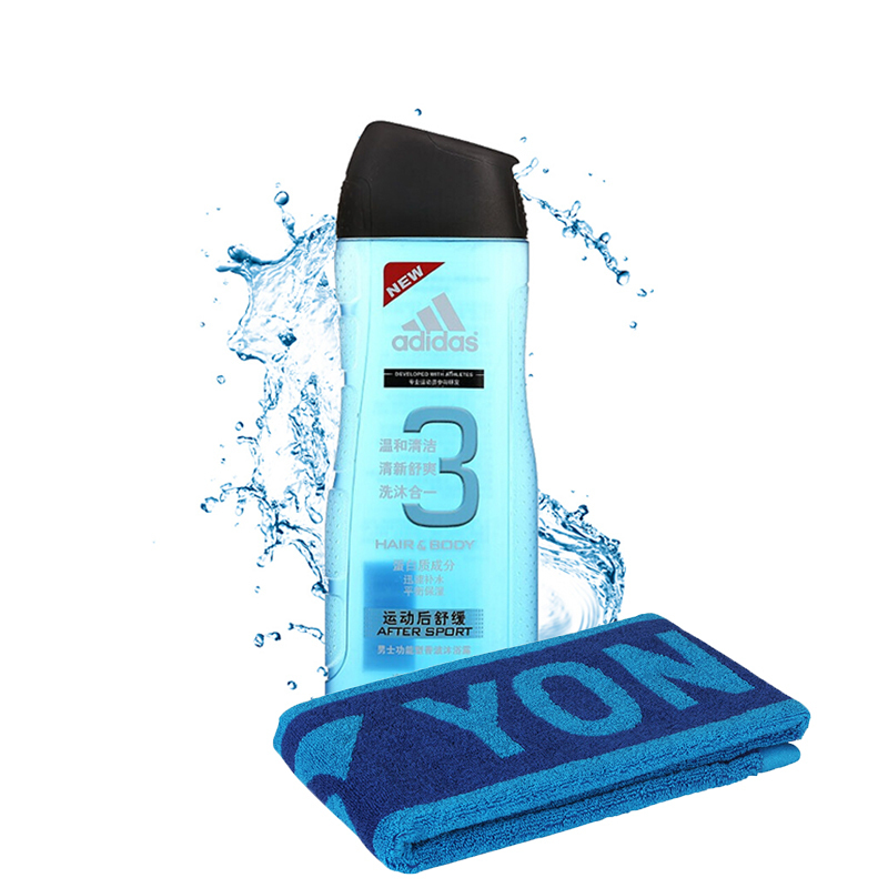个人护理清爽套装（沐浴露400ML+运动毛巾）.