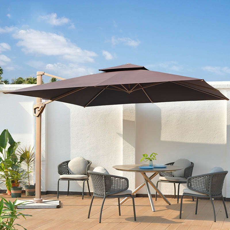 户外遮阳伞庭院伞别墅室外花园罗马伞古达大型摆摊伞大号太阳伞户外伞