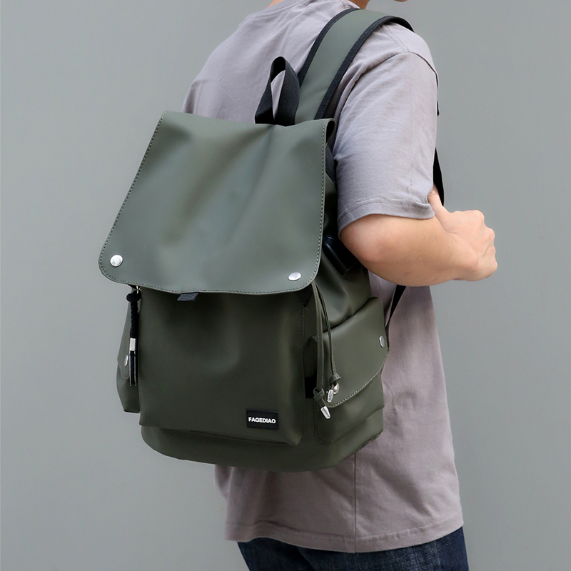 领头鸟书包双肩包男时尚潮流男士潮牌男生休闲旅行包背包潮款电脑大学