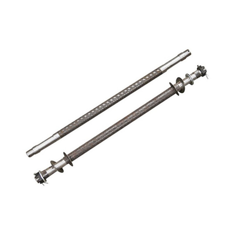 雷翔斗车轴26寸实心轴工地灰斗车空心轴102cm实心轴净轴距75cm