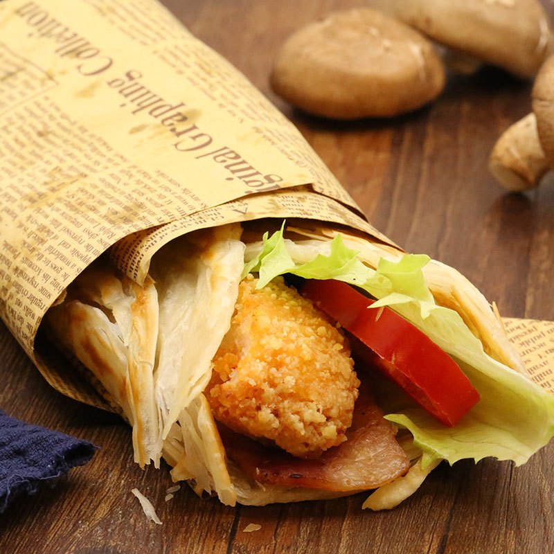 俏侬 手抓饼 原味 烘焙食材2000g 20片/盒
