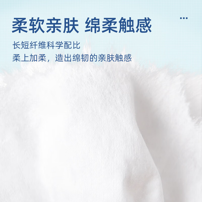植护 气垫有芯卫生纸100*120/5层 125g 12卷*1提 (碎冰蓝系列)高清大图