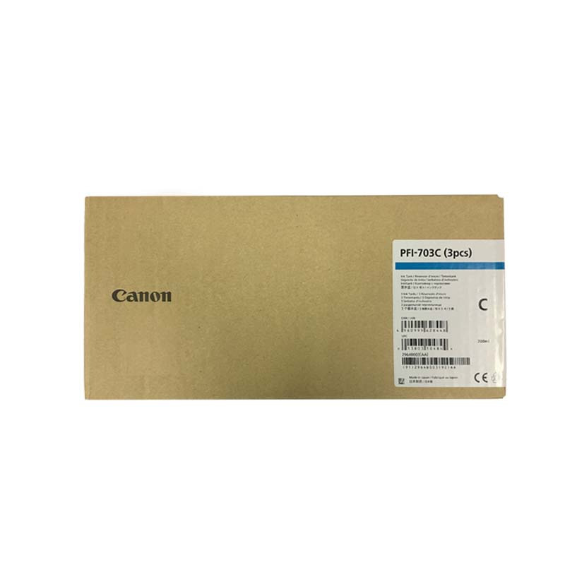 佳能(Canon) 墨盒PFI-703 C青色 适用于IPF810/815/820/825