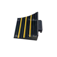 翌嘉 YJ4121908 塑料止退器塑料止滑器停车斜坡垫三角木阻车器 250*250*180mm