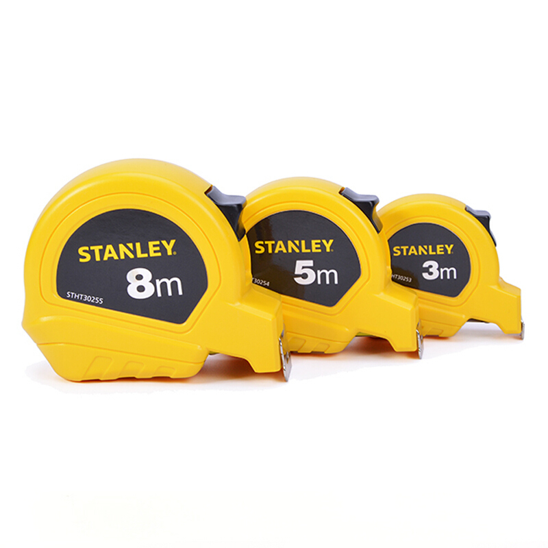 史丹利/STANLEY 公制易定钢卷尺5m 测量尺子米尺盒尺木工绘图制图测量计算 STHT30254-8-23