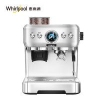 惠而浦(Whirlpool)咖啡机WCF-CY271D 意式咖啡机研磨一体全半自动一键打奶泡办公室商用