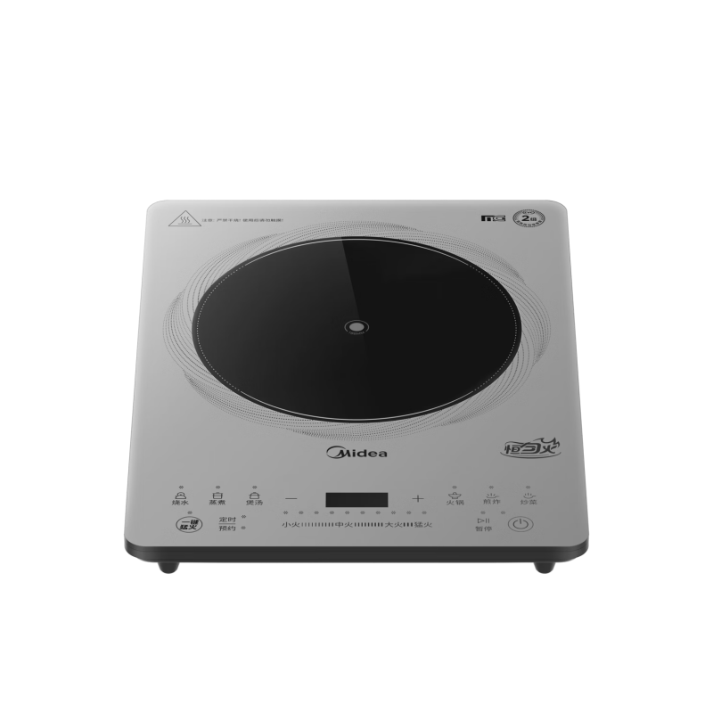 美的 (Midea) MC-22RB23 电磁炉 2200W大功率速热微晶面板 10档火力智能预约定时高清大图