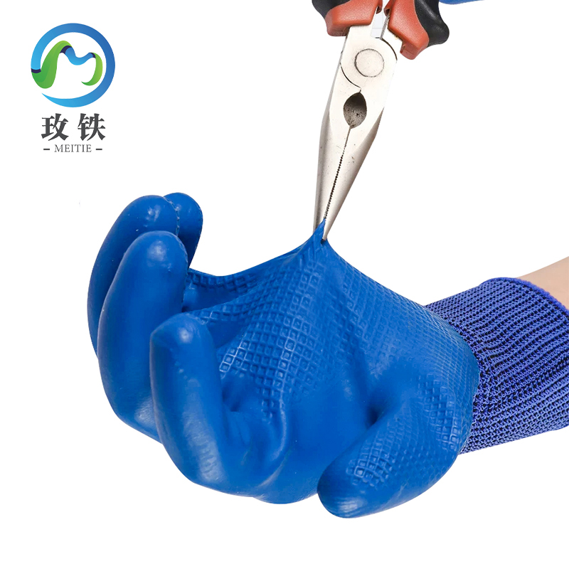玫铁 压纹涂胶手套 均码 双高清大图