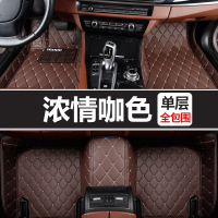 新款6CX5CX7CX4阿特兹马3昂克赛拉星骋睿翼全包围丝圈汽车脚垫 咖啡色单层全包 抖音
