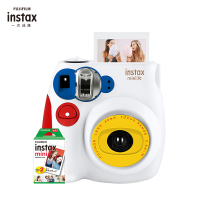 富士(FUJIFILM)INSTAX 立拍立得 一次成像胶片相机 入门款 mini7c 三原色 套餐二(含20张相纸)