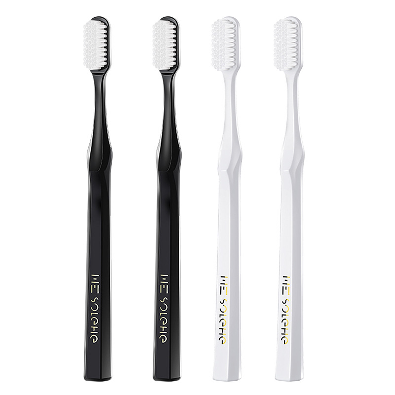 和风雨深洁去渍中硬毛牙刷 4支