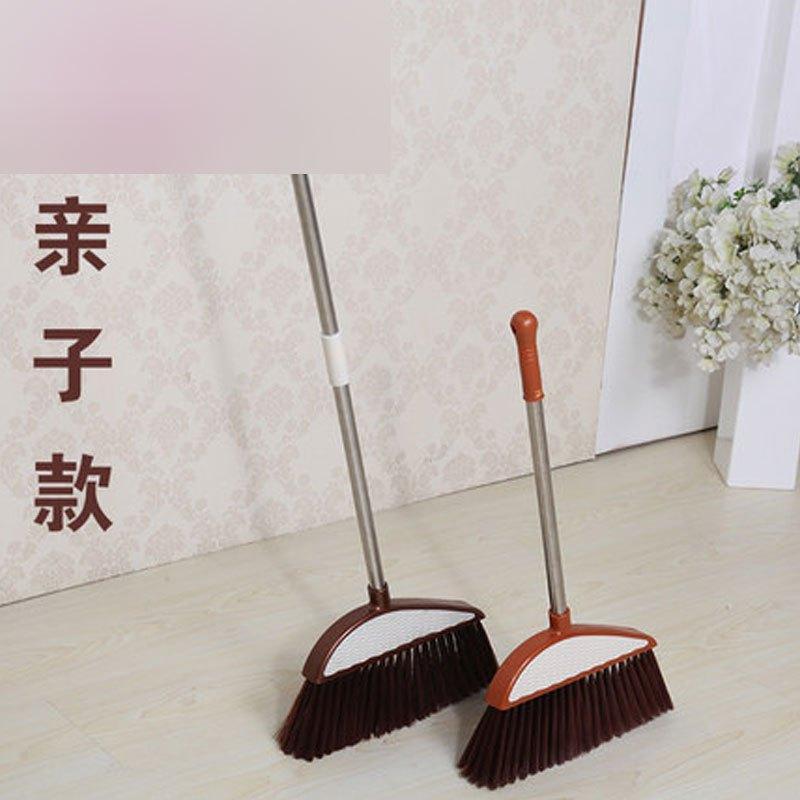 扫把家用魔法扫地不锈钢杆扫帚加大笤帚5排丝软毛现代多色多款扫帚时尚生活日用家居家用清洁用品工具塑料扫帚