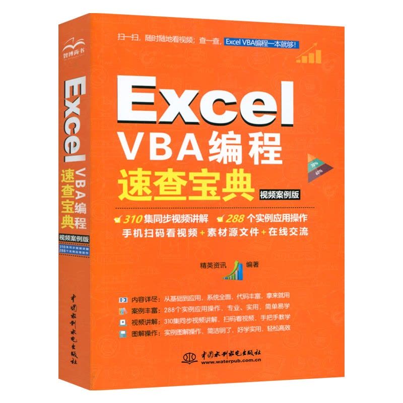 [正版]Excel VBA快速从入门到精通数据处理与分析实战技巧精粹 编程速查宝典教程书籍代码大全 高效办公wps软件图片