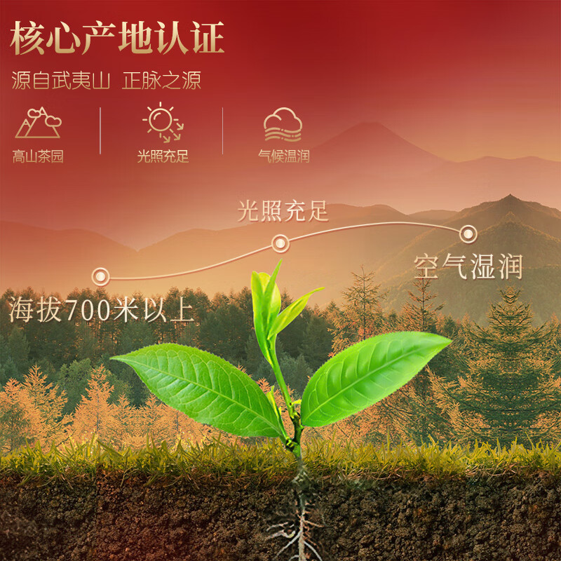 忆江南 大红袍茶叶礼盒送人150g乌龙茶送父母长辈的礼物皇品高清大图