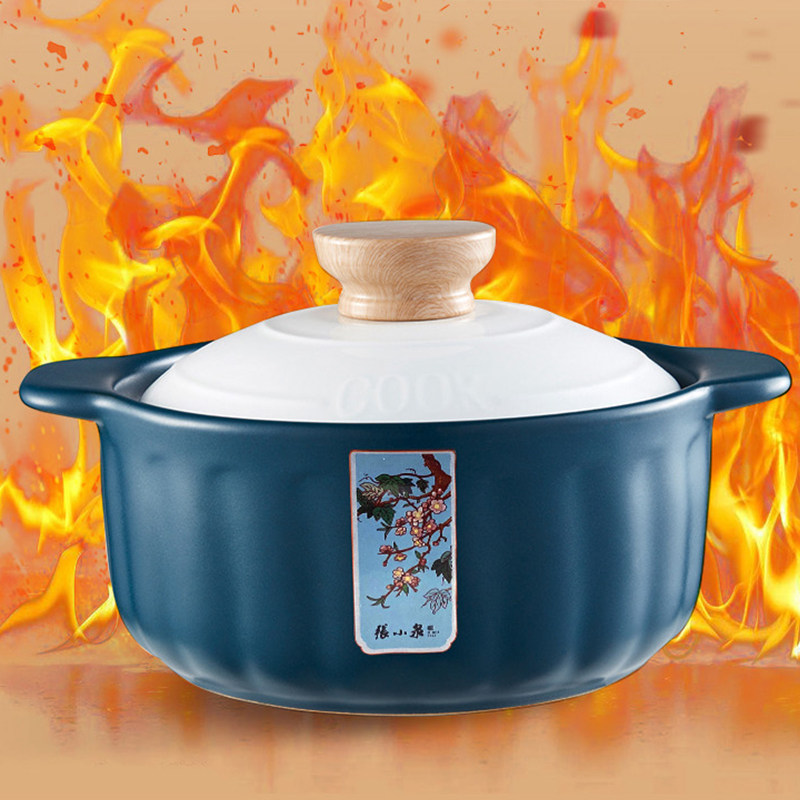 张小泉 瓷心蓝韵煲2.8L C33060200