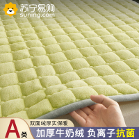 俏佳人A类抗菌牛奶绒床垫褥子软垫家用加厚宿舍学生单人铺垫被冬季加绒