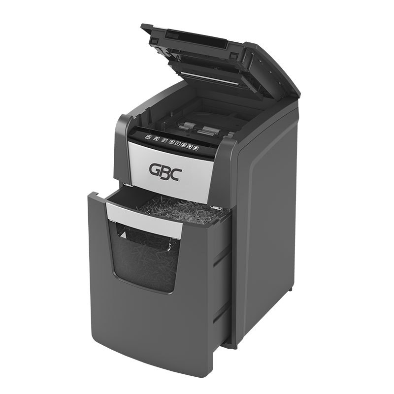 杰必喜(GBC)Auto+150X办公商用全自动碎纸机 4级保密150张全自动粉碎机30分钟持续碎纸