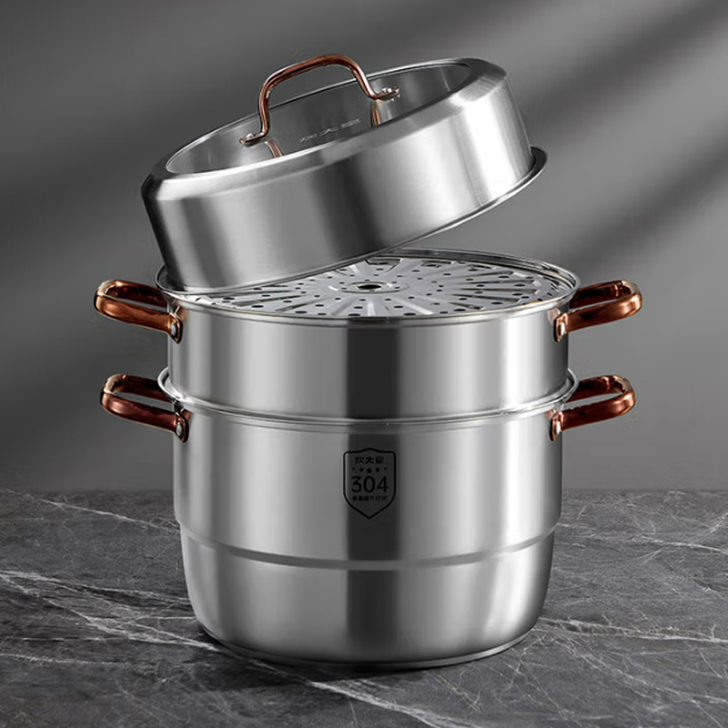 炊大皇蒸蒸日上三层蒸锅30cm-ZG30ZZRS高清大图