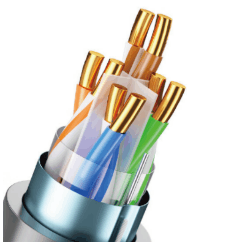 杜克恩 DKE-WX-14 无氧铜超七类双屏蔽网线 300米/箱 网线/电话线图片