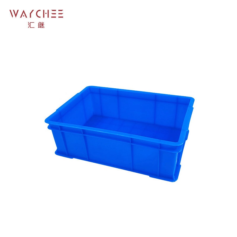 汇继 周转箱 21#蓝色378*243*100mm/个高清大图