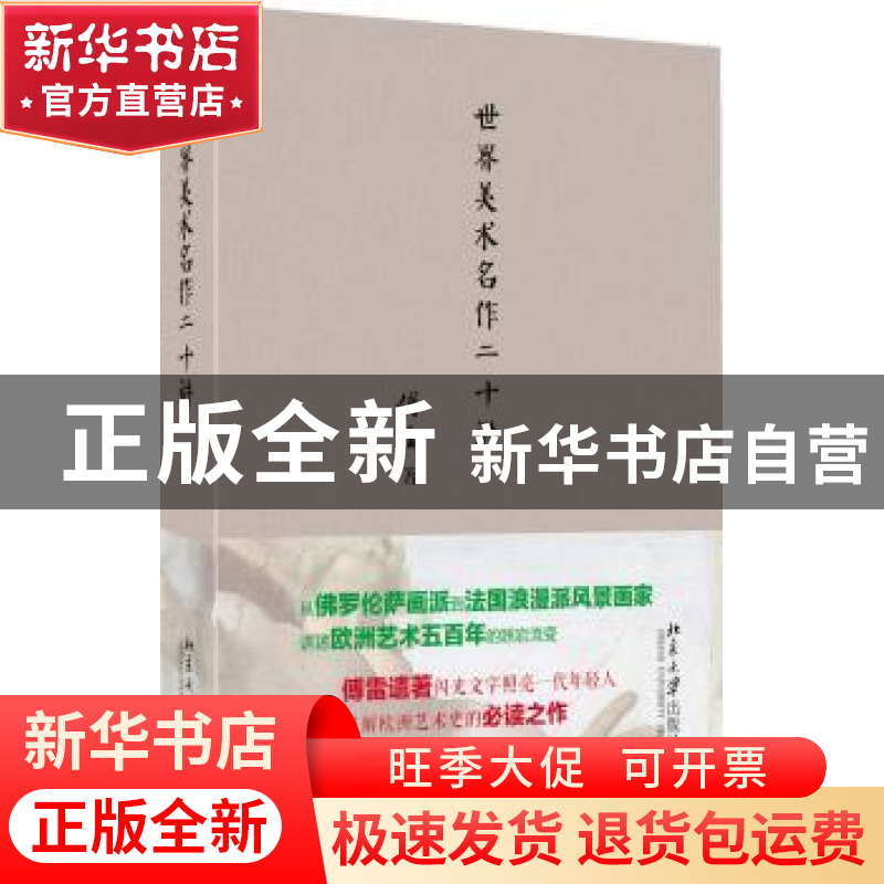 正版 世界美术名作二十讲 傅雷著 北京大学出版社 9787301286487