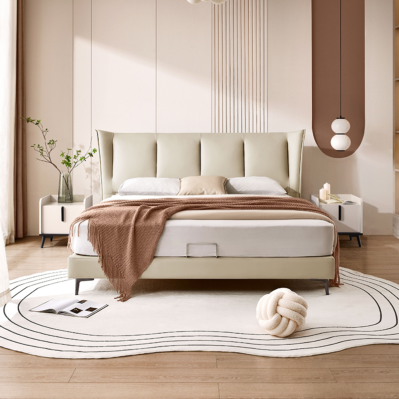 顾家家居(kuka)皮艺床8073报价_参数_图片_视频_怎么样_问答-苏宁易购