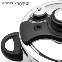 铂帝斯(BODEUX)金星1号304不锈钢压力锅复底防爆高压锅家用燃气电磁炉通用5L
