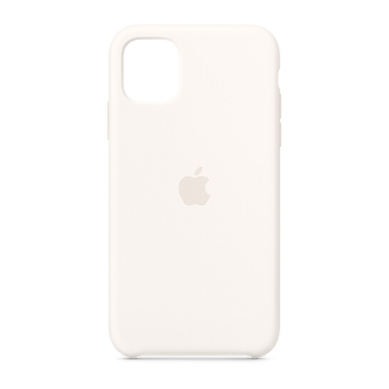 苹果Apple 原装iPhone 11 硅胶保护壳 手机壳 白色