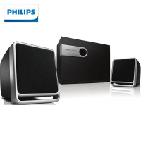 飞利浦(PHILIPS)SPA2341 音箱音响台式电脑低音炮家用多媒体2.1音箱桌面笔记本电视重低音游戏收钱吧上课用