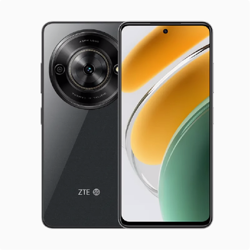 中兴(ZTE) 远航60 展讯T760八核5000毫安120Hz高刷LCD屏 黑色 5G全网通 12G+256G 6.56英寸高清大图