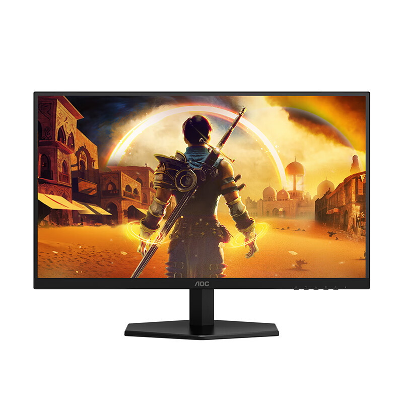 AOC 27G40E 27英寸180HZ电竞显示器1MS响应快速液晶小金刚HDR10低蓝光不闪屏台式电脑游戏笔记本外接显示屏幕新品180HZ Fast IPS款 27G40E高清大图