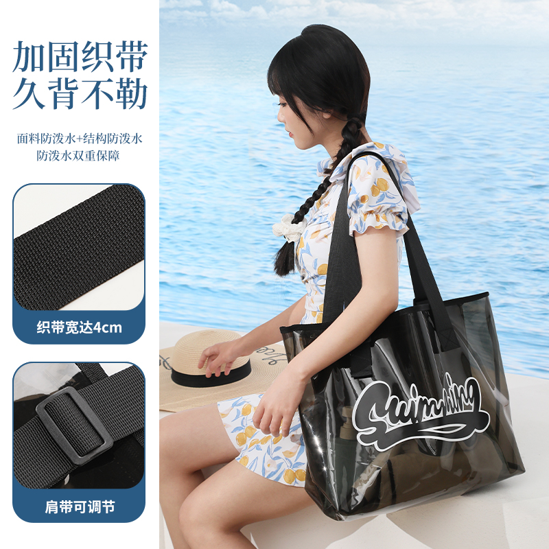 字母款防水游泳包高清大图