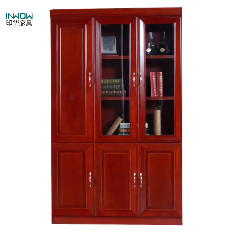 印华（YINHUA）书柜 文件柜 档案柜 木皮 （组） （1350*400*2000）