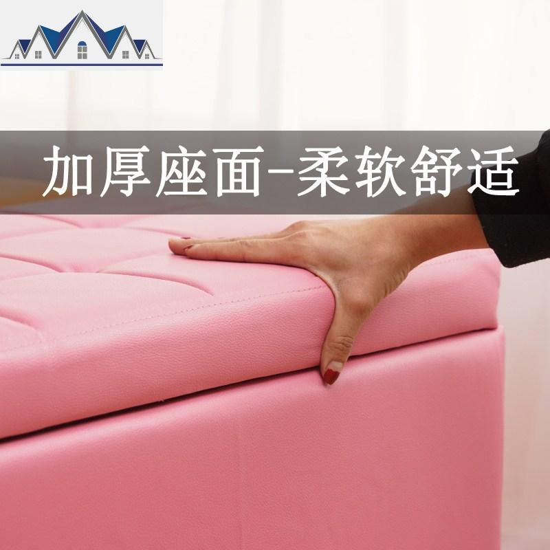 软体长方形换鞋凳个性一体柜子沙发家具矮柜收纳换鞋柜长条凳座椅 三维工匠收纳凳