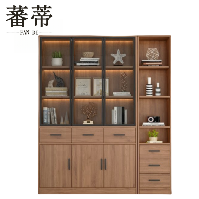 蕃蒂书柜1.6米台高清大图