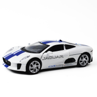 彩珀合金车模1:32捷豹C-X75声光回力可开门益智玩具车007幽灵党