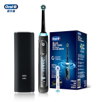博朗(Braun)欧乐B电动牙刷 成人3D声波震动牙刷极客黑 iBrush 9000 德国进口
