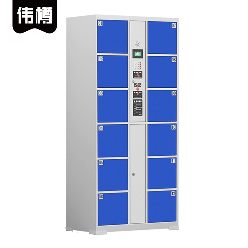 伟樽智能储物柜红外条码12门850*460*1800mm台高清大图