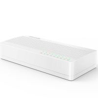 腾达(Tenda)S108 8口百兆交换机 家用宿舍交换器 监控网络网线分线器 分流器 兼容摄像头
