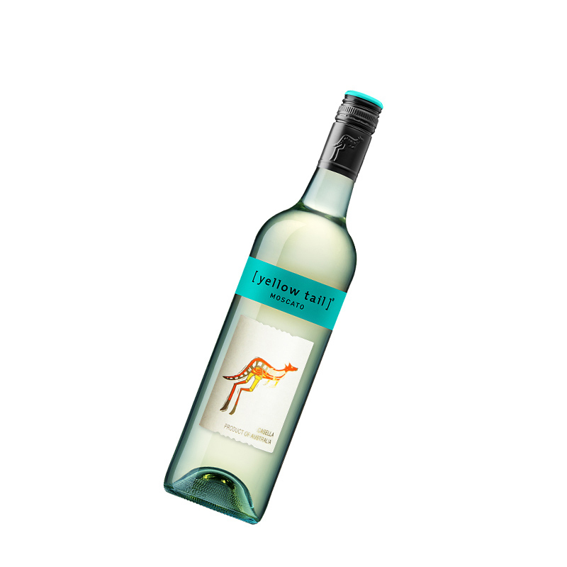 澳大利亚进口 黄尾袋鼠(Yellow Tail)慕斯卡白葡萄酒 750ml