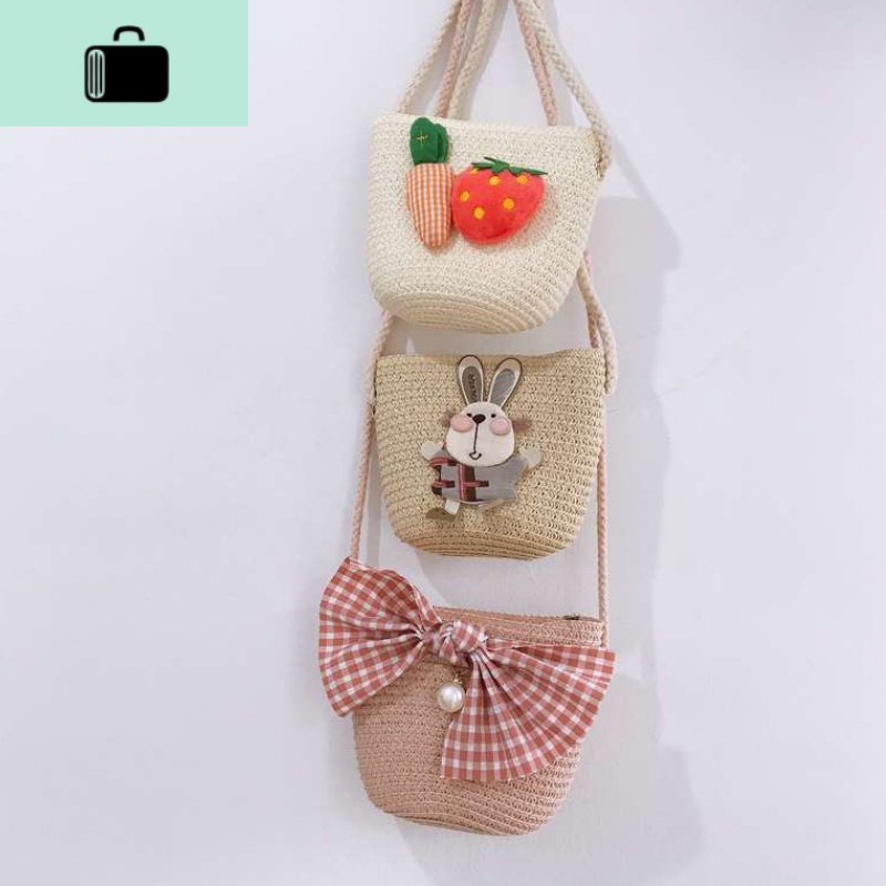 女童斜挎包包可爱公主洋气时尚小宝宝迷你零钱包儿童手工编织包包NEW LAKE高清大图