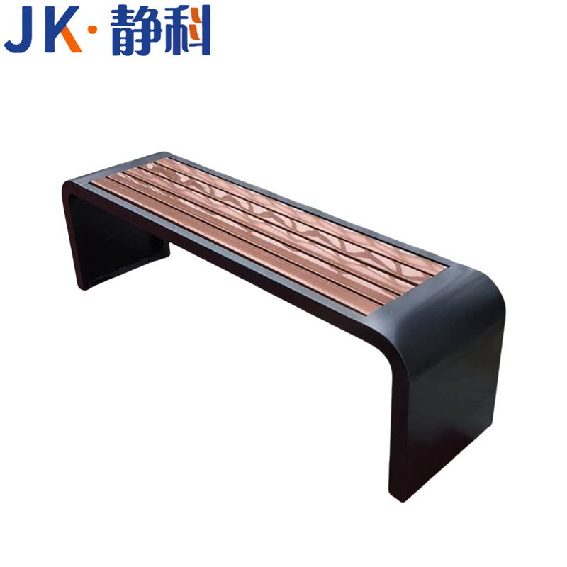 静科户外长条椅1000*400*450mm张高清大图