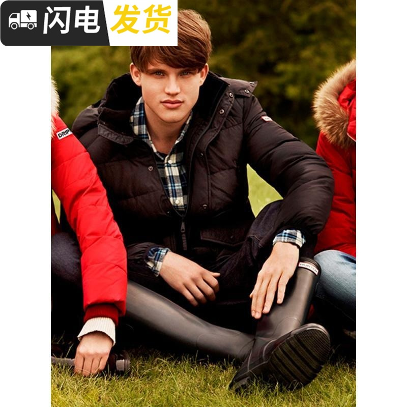 雨靴男中高筒鞋男时尚雷钓鱼雨靴成人套鞋胶鞋防雨鞋启如