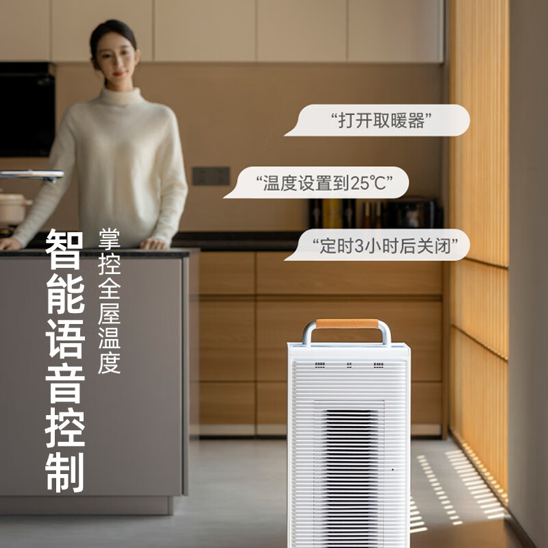 松下(Panasonic) 暖风机取暖器家用电暖器电暖风冷暖风扇浴室速热办公室卧室取暖节能省电电暖气DS-P216DCW高清大图