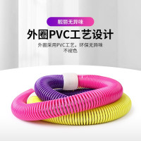 李宁 (LI-NING) 弹簧呼啦圈 成人减肥收腹瘦身彩色软式呼啦圈 家用室内健身器材 360弹簧呼啦圈