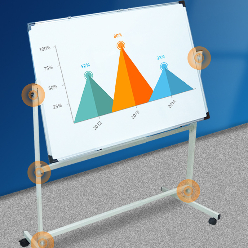 千优美qianyoumei白板支架式计票板120240cm瓷白板裱画面带白板笔1盒