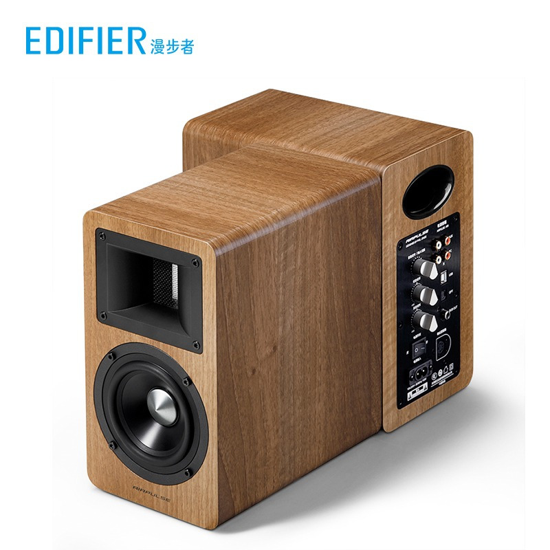 EDIFIER/漫步者 AIRPULSE A80无线蓝牙5.0HIFI书架式家用客厅台式电脑投影仪有源音箱低音炮 蓝色高清大图
